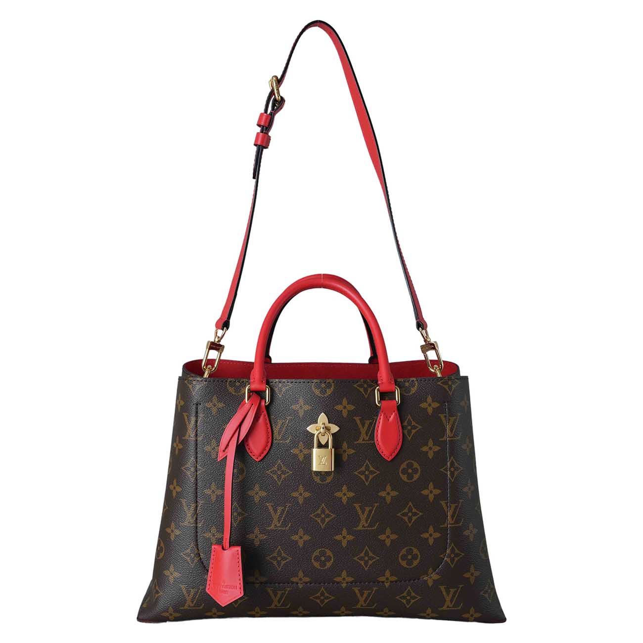 LOUIS VUITTON(USED)루이비통 M43553 모노그램 플라워 토트 겸 숄더백